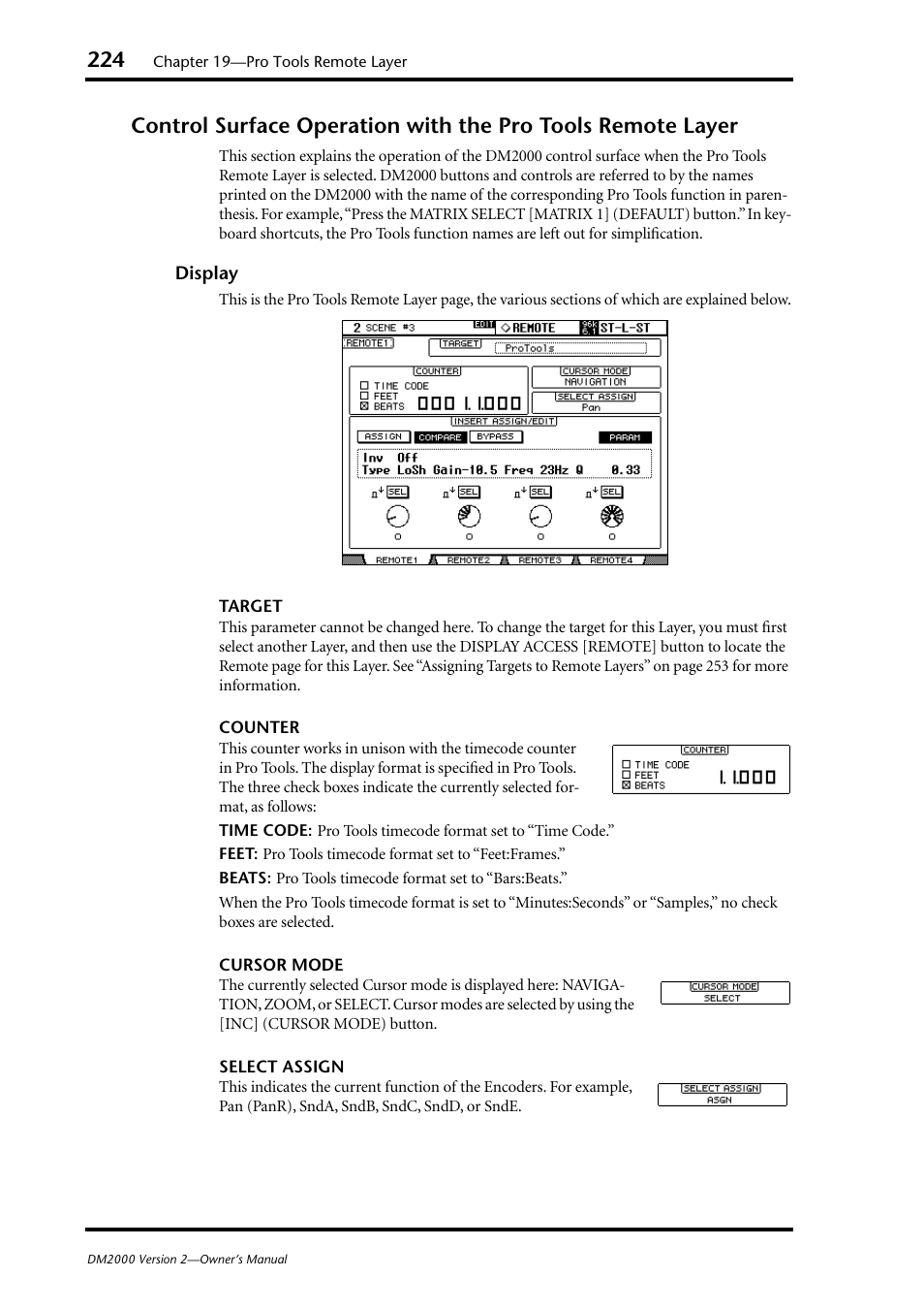 Yamaha DM2000 User Manual | Page 224 / 402