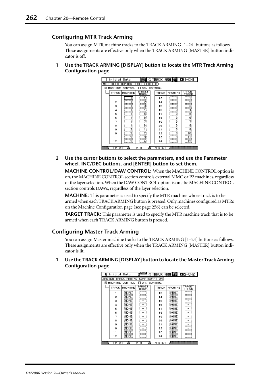 Yamaha DM2000 User Manual | Page 262 / 402