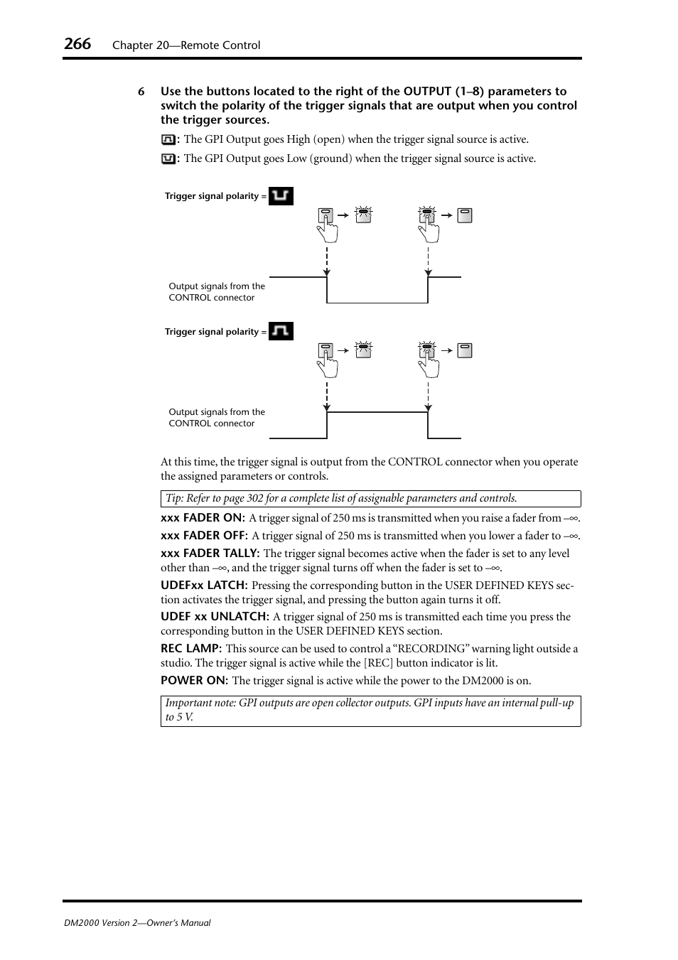 Yamaha DM2000 User Manual | Page 266 / 402