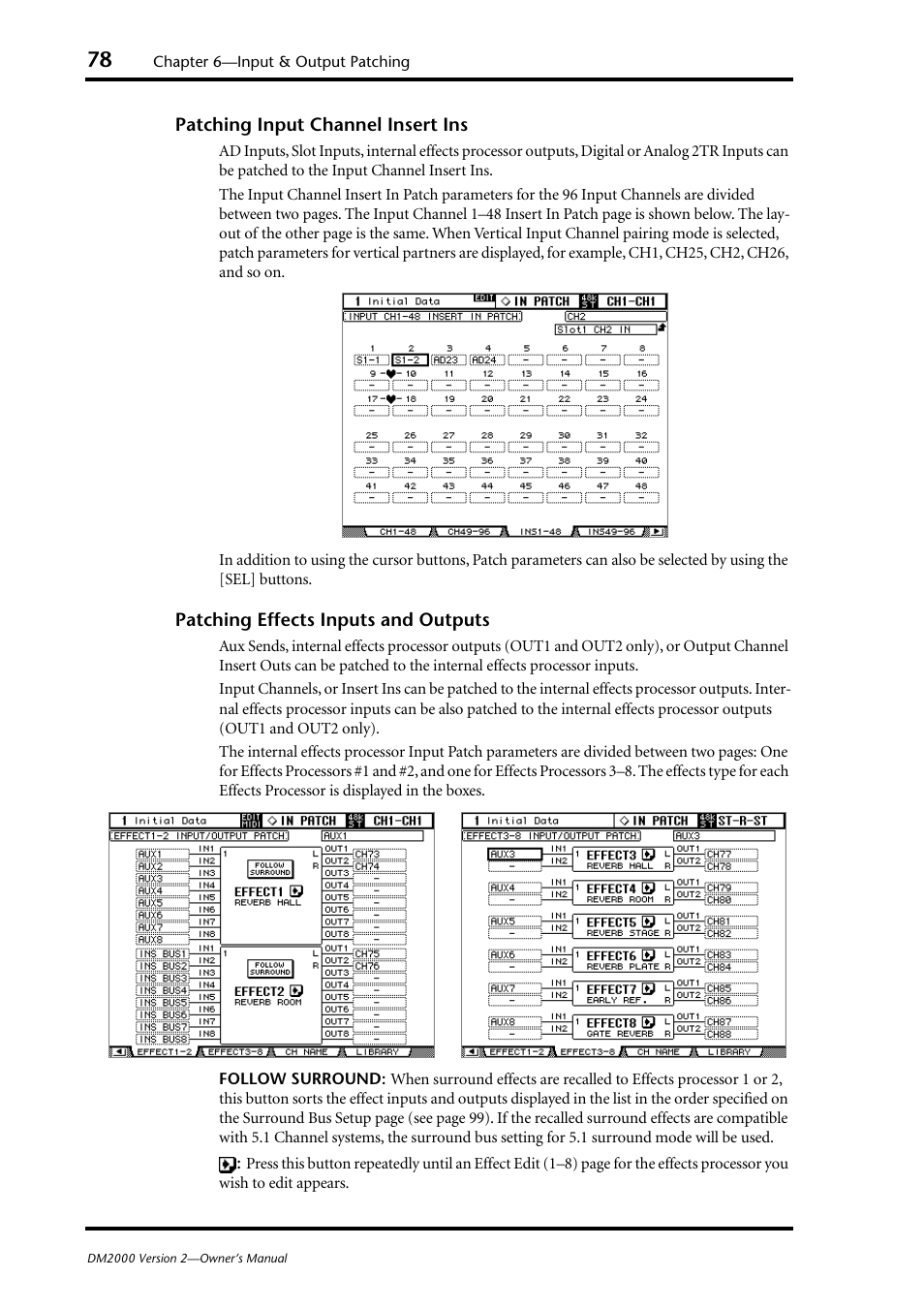 Yamaha DM2000 User Manual | Page 78 / 402