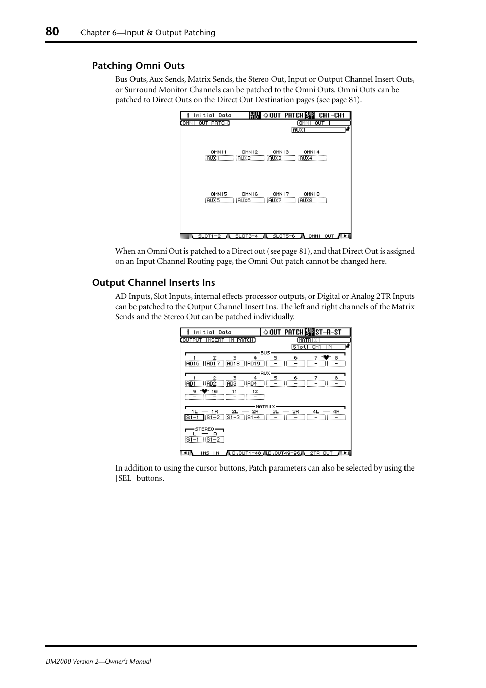 Yamaha DM2000 User Manual | Page 80 / 402