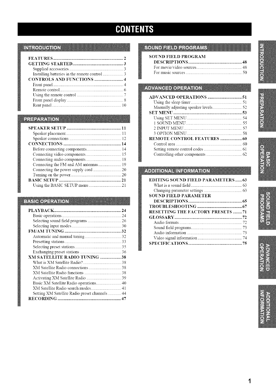 Yamaha HTR-5835 User Manual | Page 5 / 81