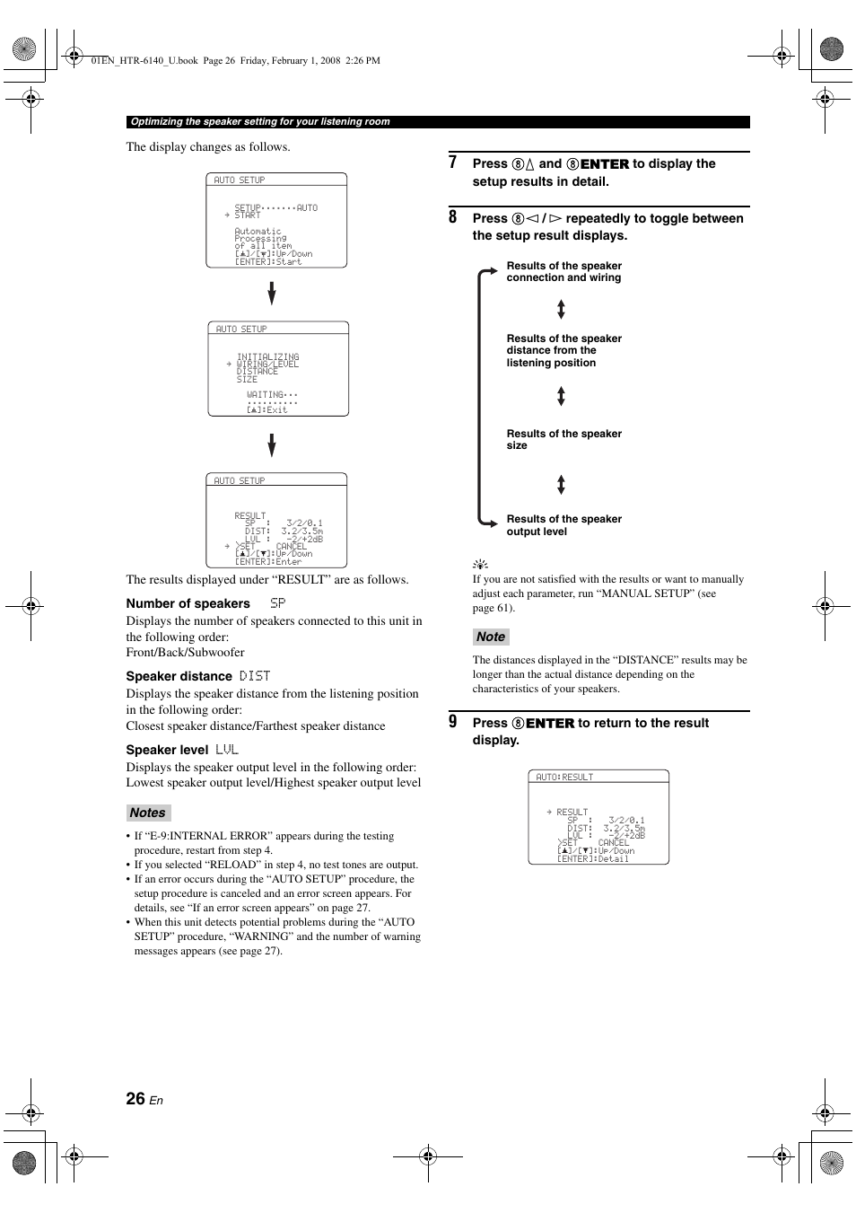 Yamaha HTR-6140 User Manual | Page 30 / 106