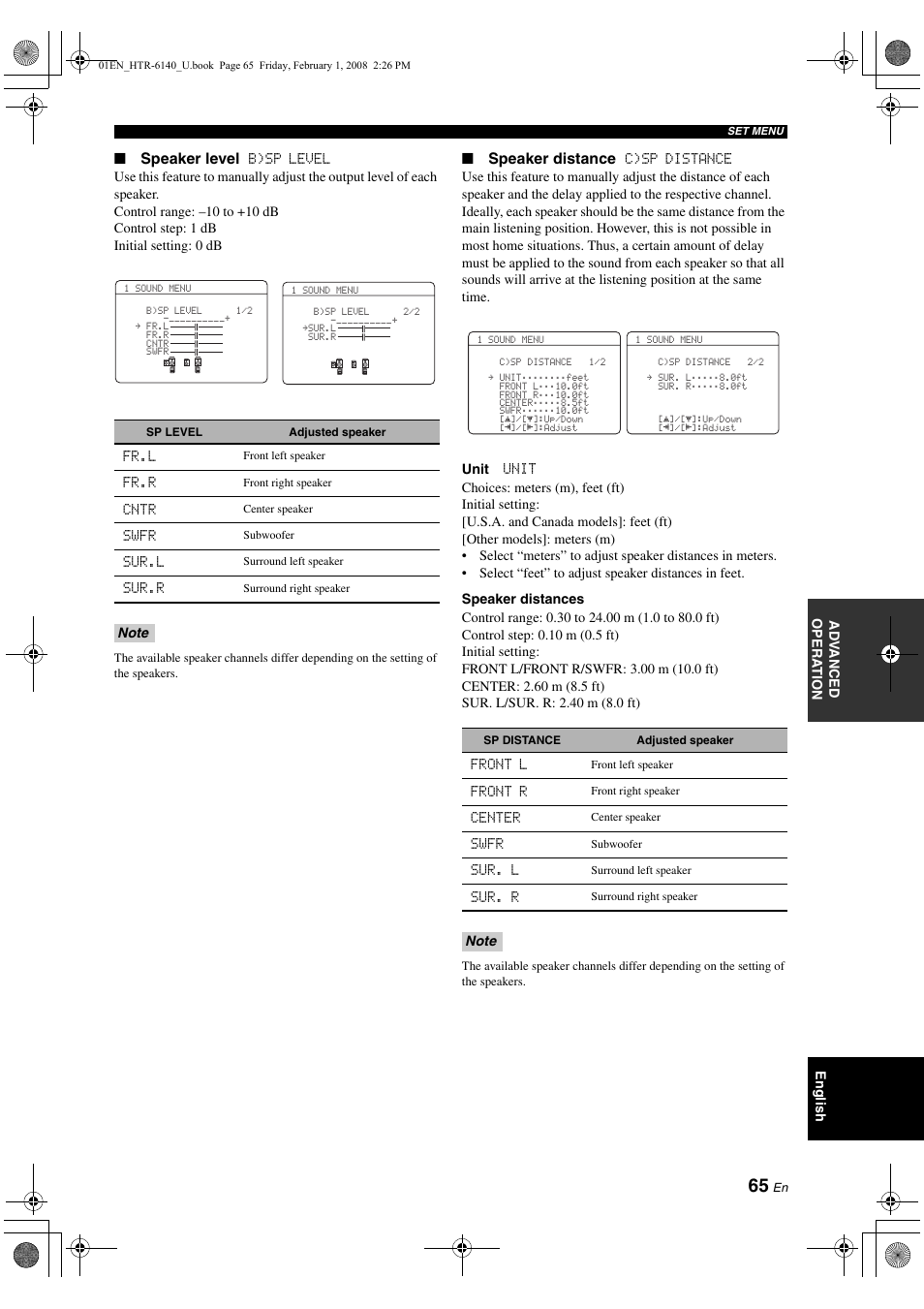 Yamaha HTR-6140 User Manual | Page 69 / 106