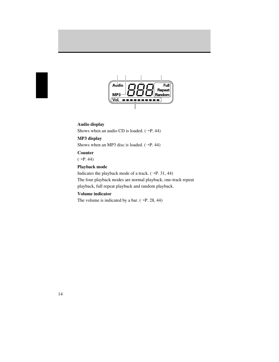 P. 14 | Yamaha CD Recordable/Rewritable Drive CRW-70 User Manual | Page 23 / 61