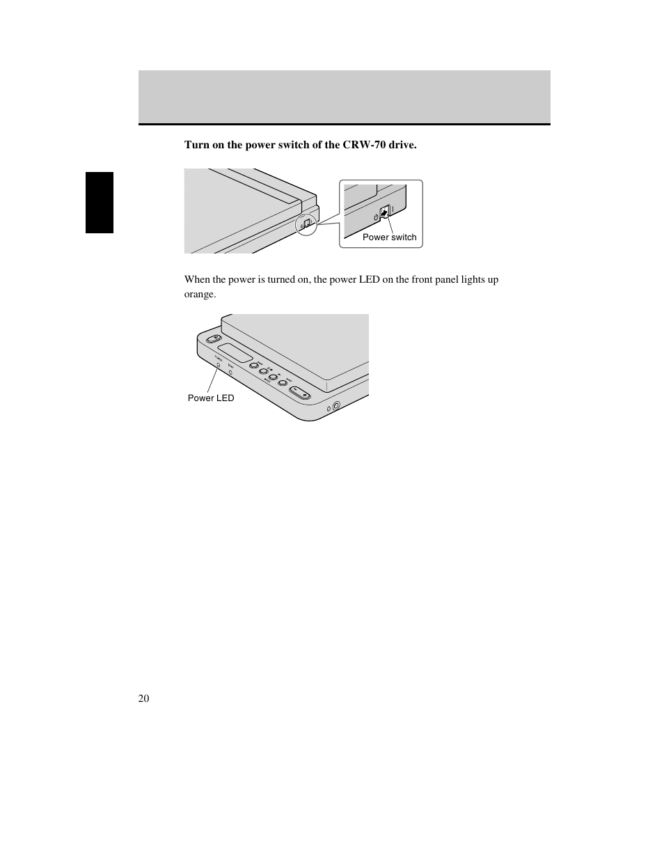 P. 20) | Yamaha CD Recordable/Rewritable Drive CRW-70 User Manual | Page 29 / 61