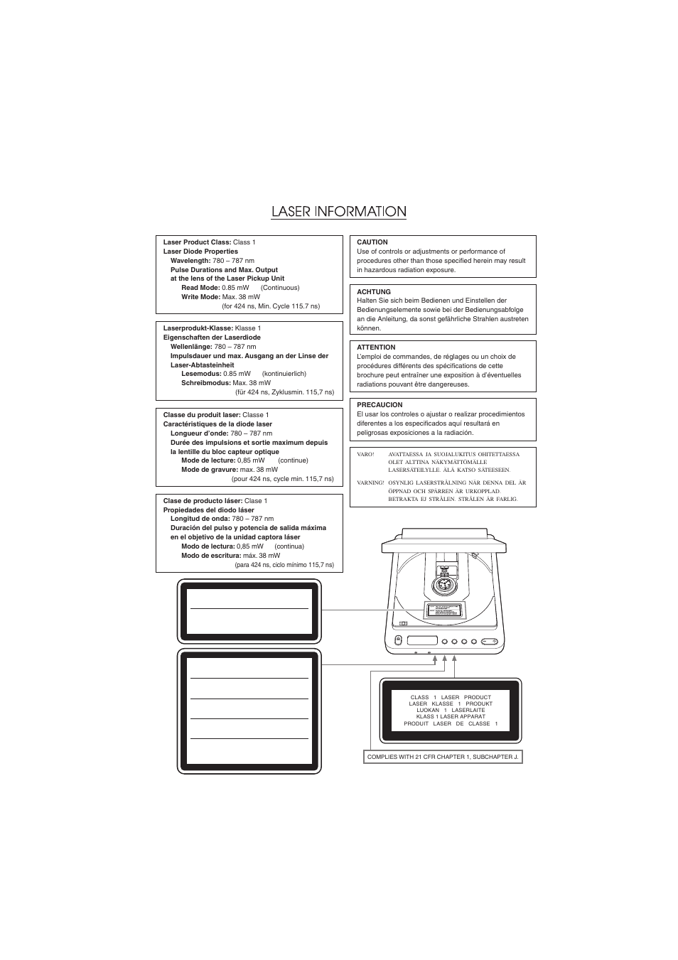 Yamaha CD Recordable/Rewritable Drive CRW-70 User Manual | Page 3 / 61