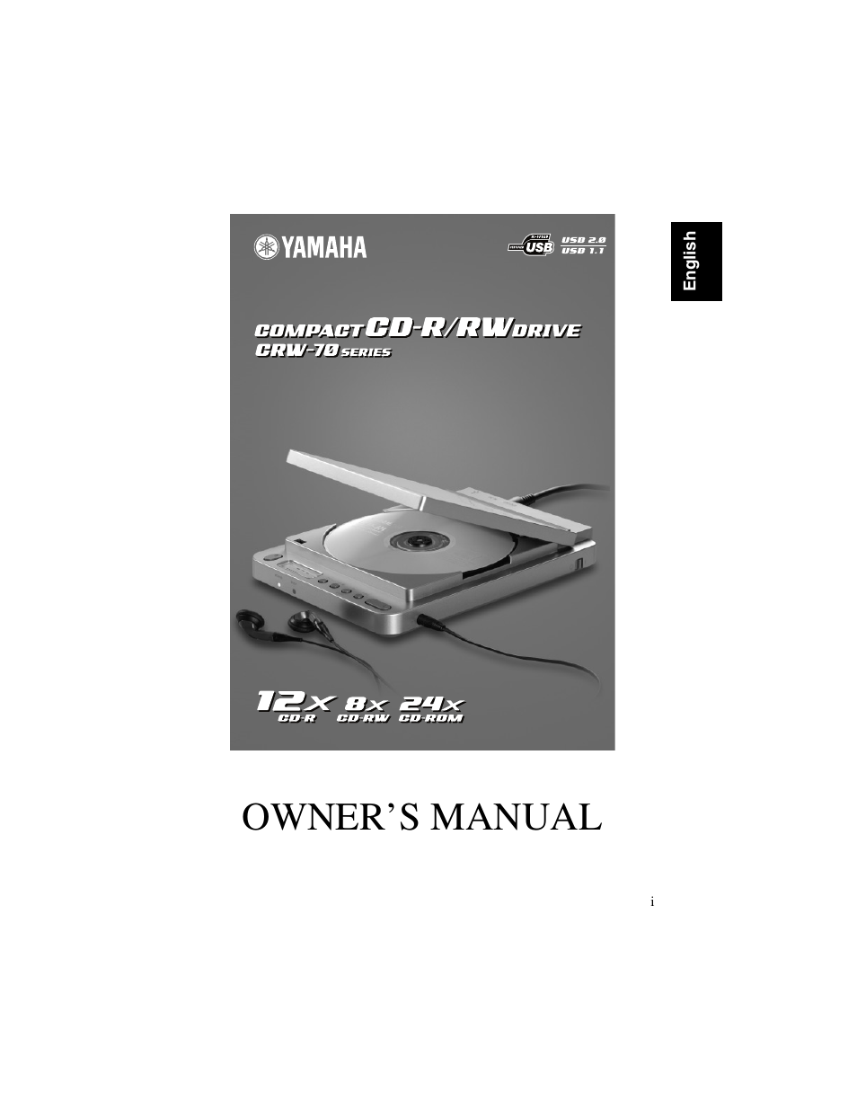 Owner’s manual | Yamaha CD Recordable/Rewritable Drive CRW-70 User Manual | Page 4 / 61