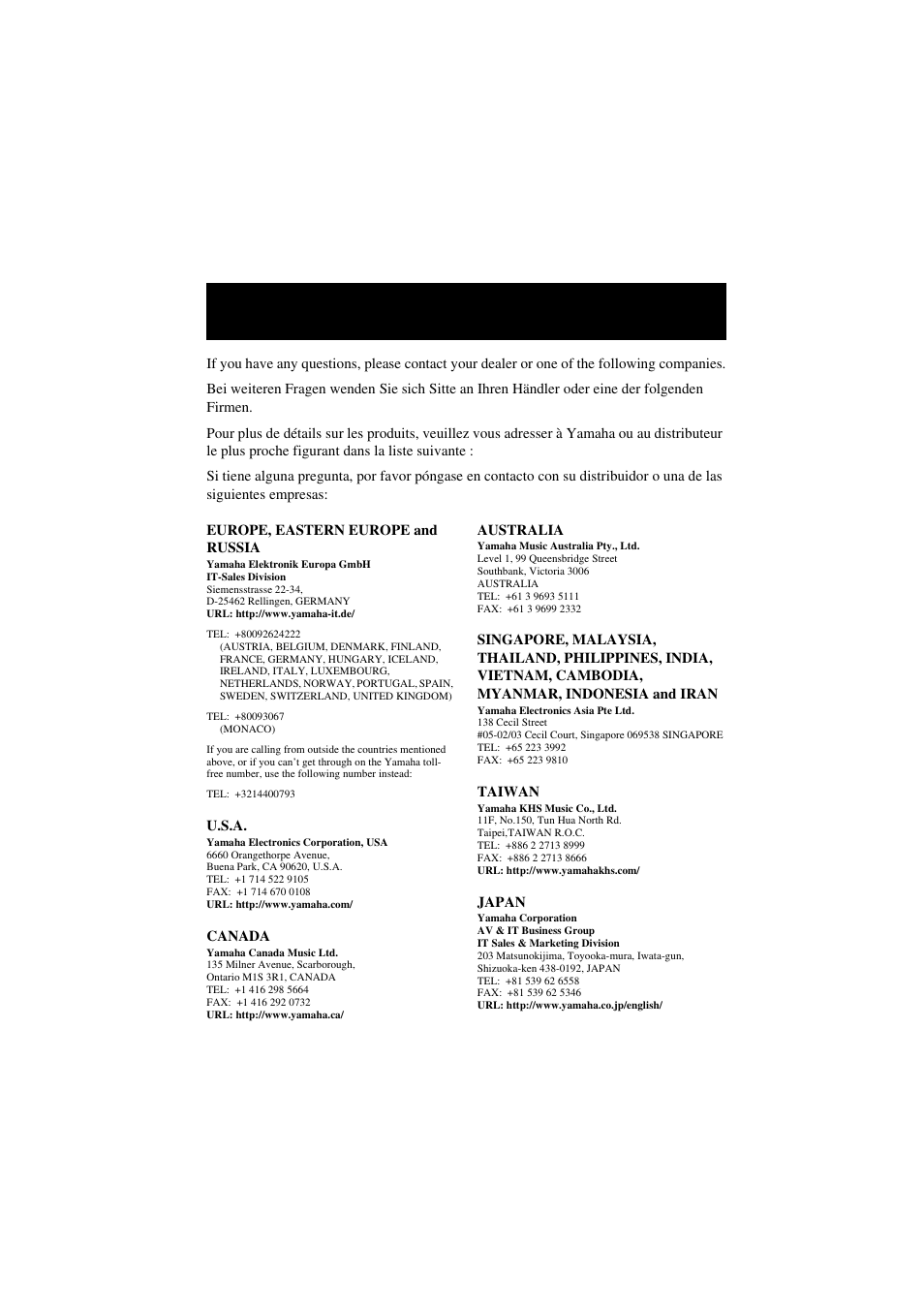 Yamaha CD Recordable/Rewritable Drive CRW-70 User Manual | Page 60 / 61