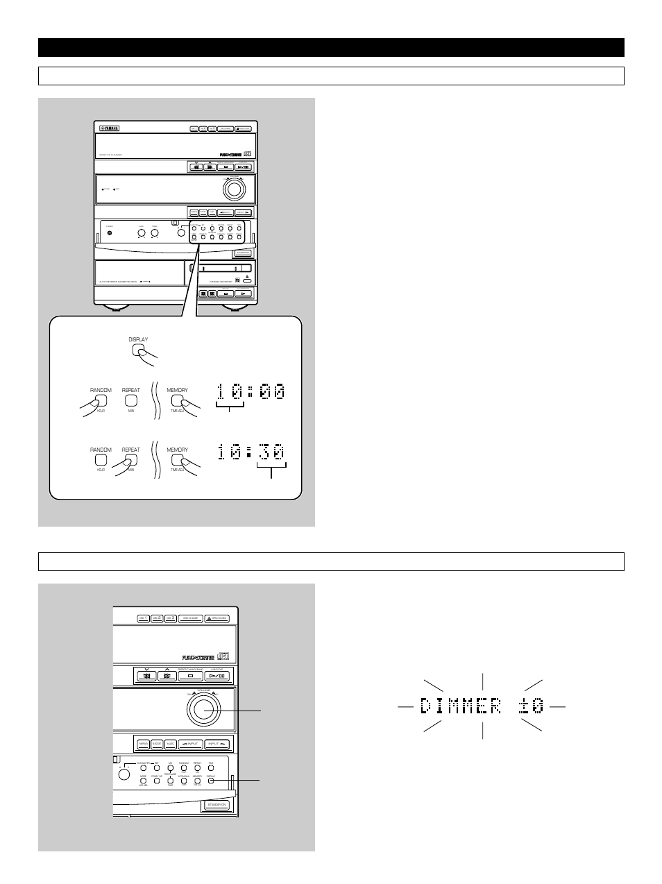 Setting the clock, Adjusting brightness of the display, English 7 | Preparations and connections, Dolby b nr, Volume, Display, Changes | Yamaha GX-900 User Manual | Page 15 / 56