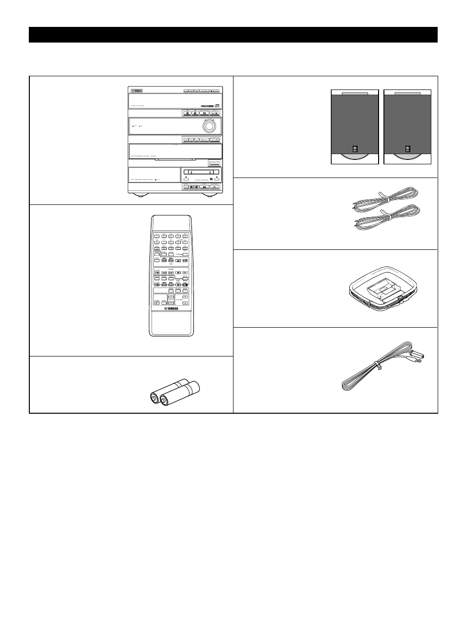 Unpacking, Disc, Md tape | Yamaha GX-900 User Manual | Page 2 / 56