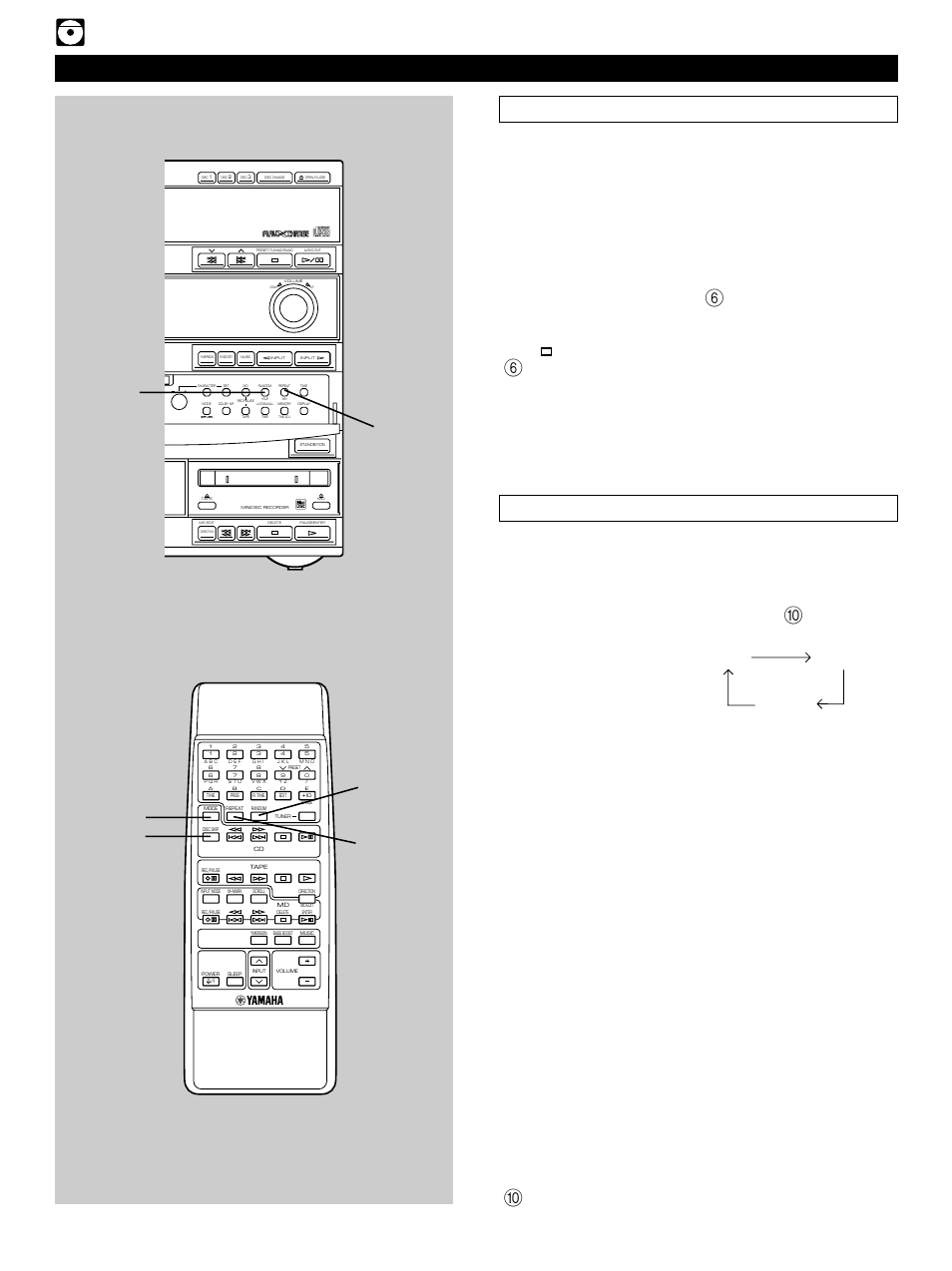 Random play, Repeat play, 12 compact disc player operation | Repeat play modes, Off) s rep f rep, Repeat, Random mode disc skip random, Is illuminated, Goes out, Will light up | Yamaha GX-900 User Manual | Page 20 / 56