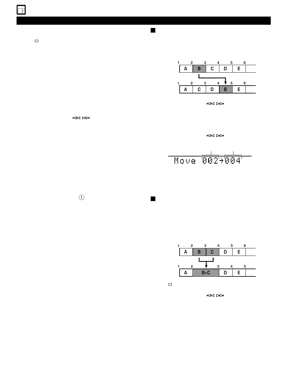 36 editing and titling an md Ⅵ move, Combine | Yamaha GX-900 User Manual | Page 44 / 56