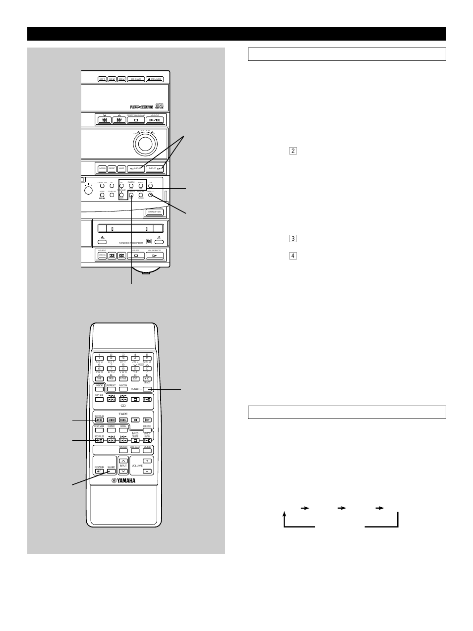 Timer recording, Timer recording 1, 34 3 sleep timer operation | 43 english using the built-in timer, Display, Sleep, Tune in to the station you want to record, Follow step 1 of “timer play” on page 42, Set the time when you want to begin recording, Set the time when you want to finish recording | Yamaha GX-900 User Manual | Page 51 / 56