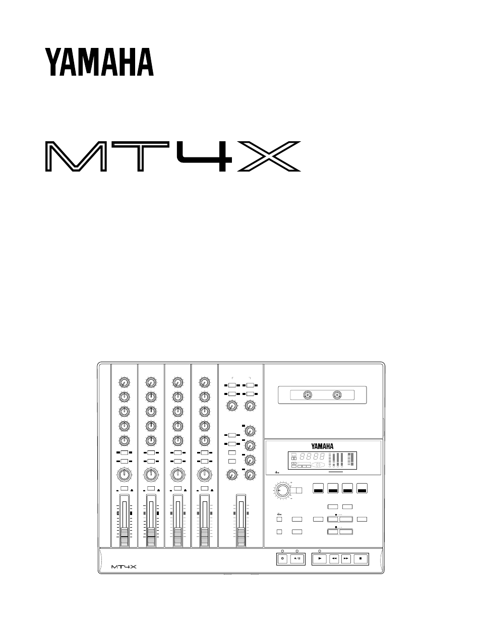 Yamaha MT4X User Manual | 56 pages