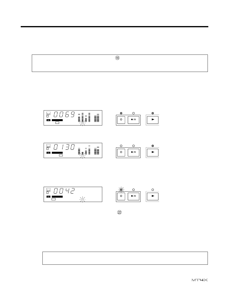 Recording functions 24 user’s guide rehearsal, Recording | Yamaha MT4X User Manual | Page 26 / 56