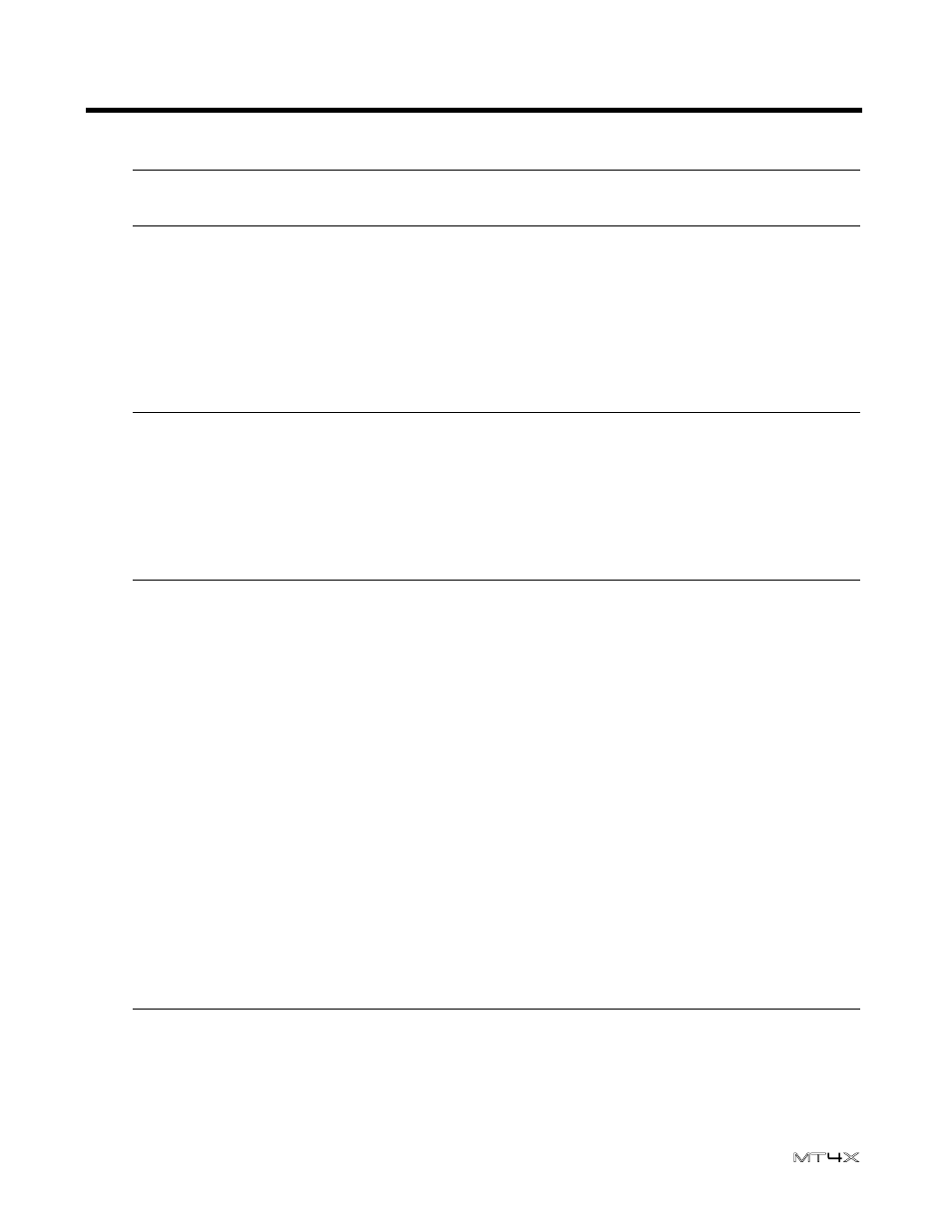 Specifications, Appendix 46 user’s guide | Yamaha MT4X User Manual | Page 48 / 56