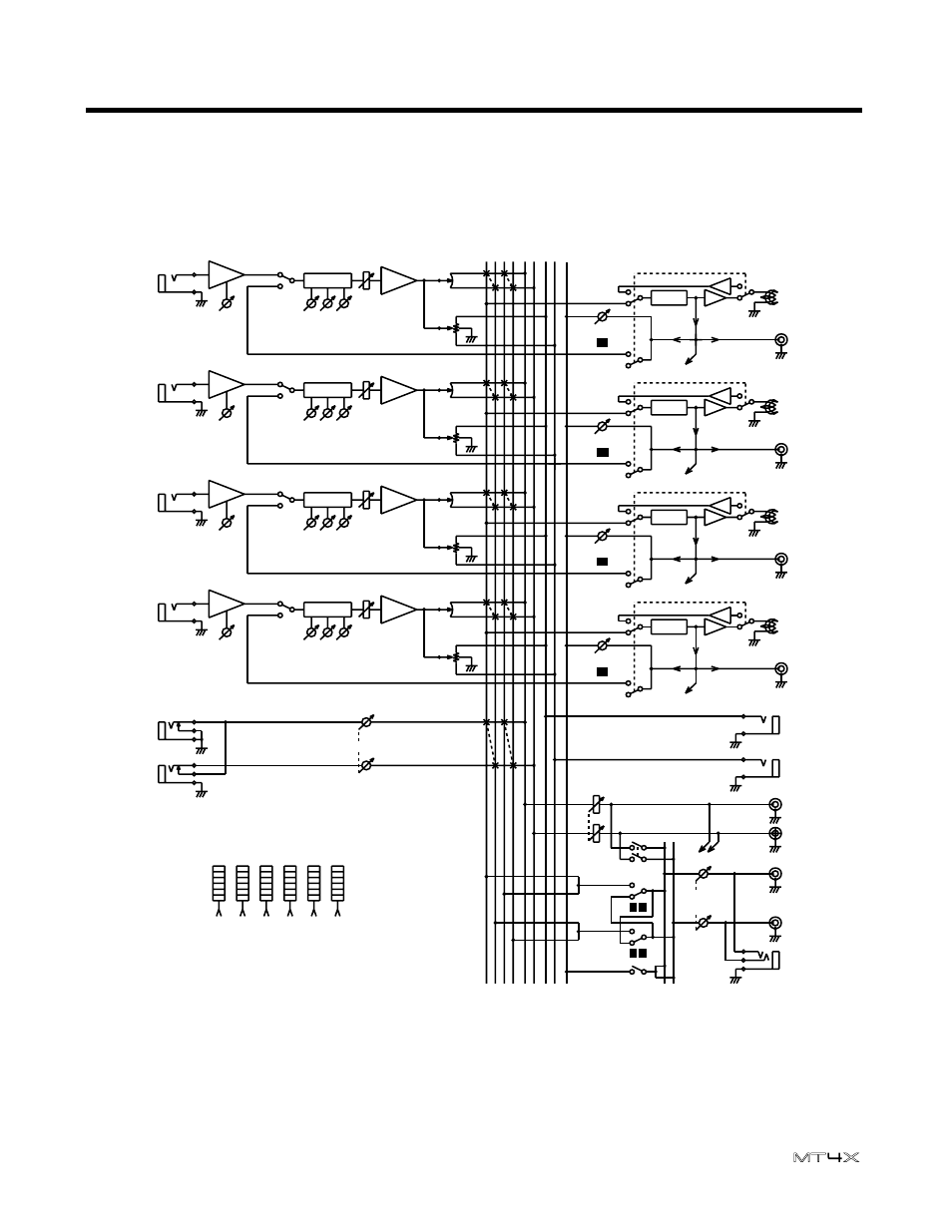 Block diagram, Appendix 48 user’s guide | Yamaha MT4X User Manual | Page 50 / 56