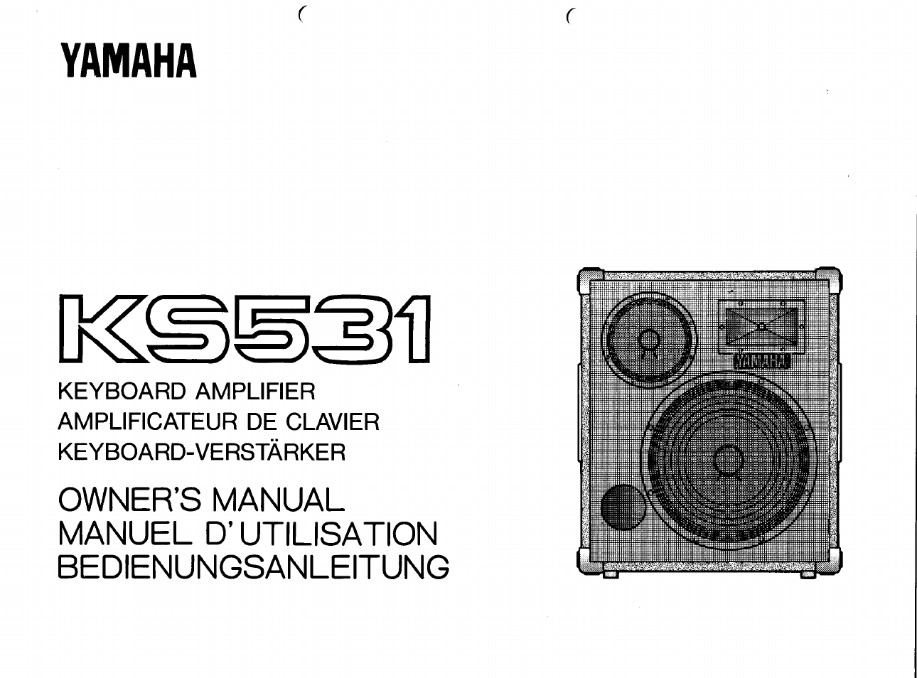 Yamaha KS531 User Manual | 8 pages