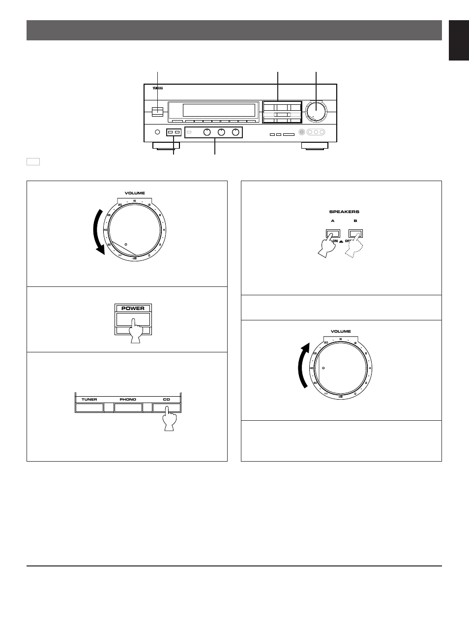 Basic operations, English | Yamaha DSP-A492 User Manual | Page 23 / 34