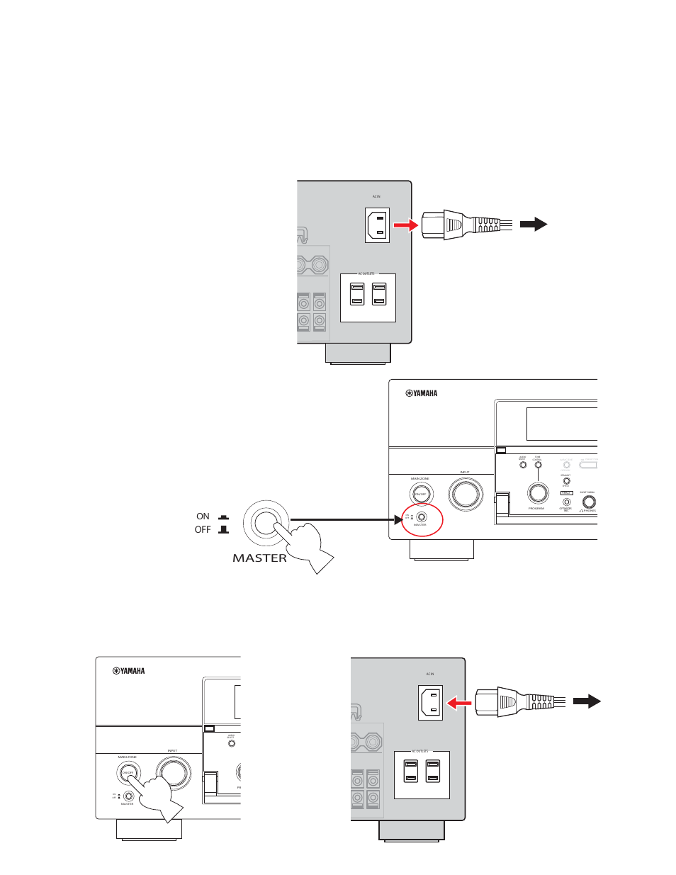 Master | Yamaha RX-V1700 User Manual | Page 2 / 3