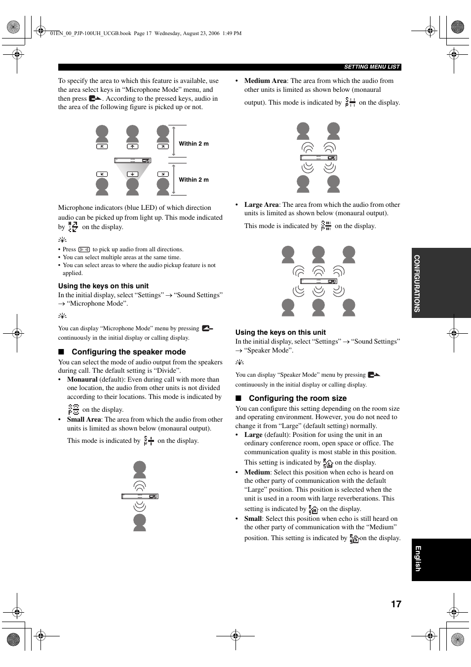 Yamaha PJP-100UH User Manual | Page 21 / 29