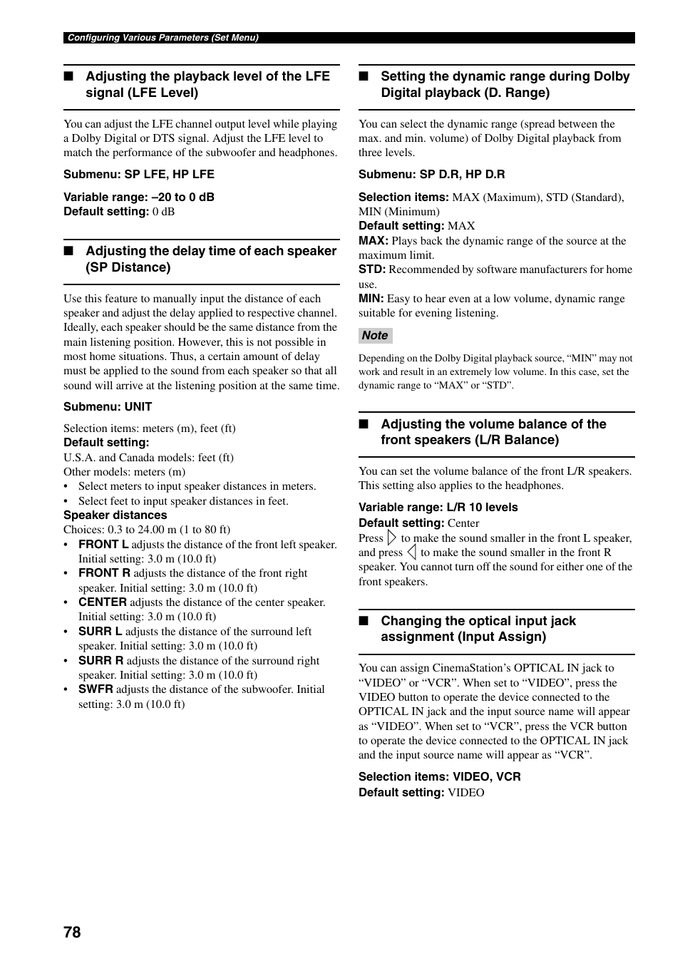 Yamaha DVR-S150 User Manual | Page 83 / 99
