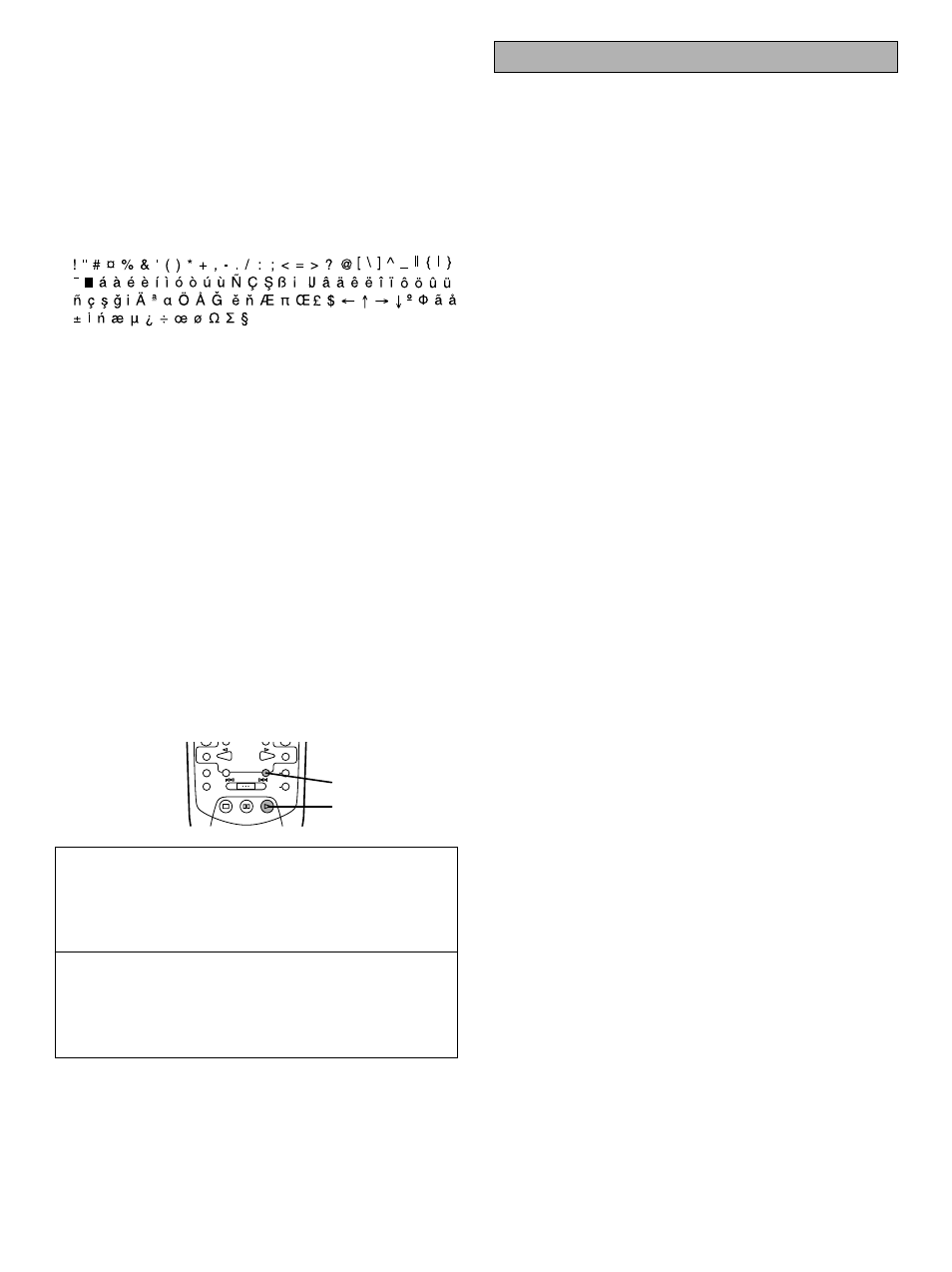 Cd text, Available characters | Yamaha CDC-775 User Manual | Page 18 / 28