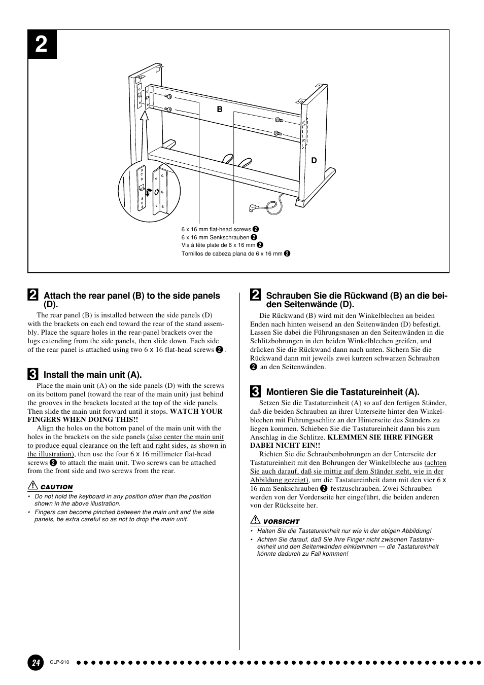 Yamaha CLP-910 User Manual | Page 24 / 32