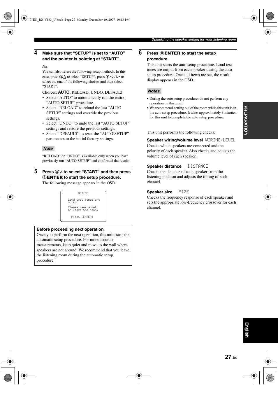 Yamaha RX-V563 User Manual | Page 31 / 111