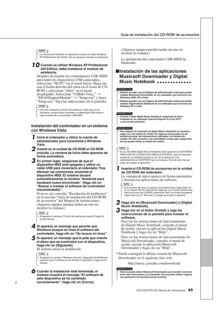 Yamaha DGX-230 User Manual | Page 89 / 128