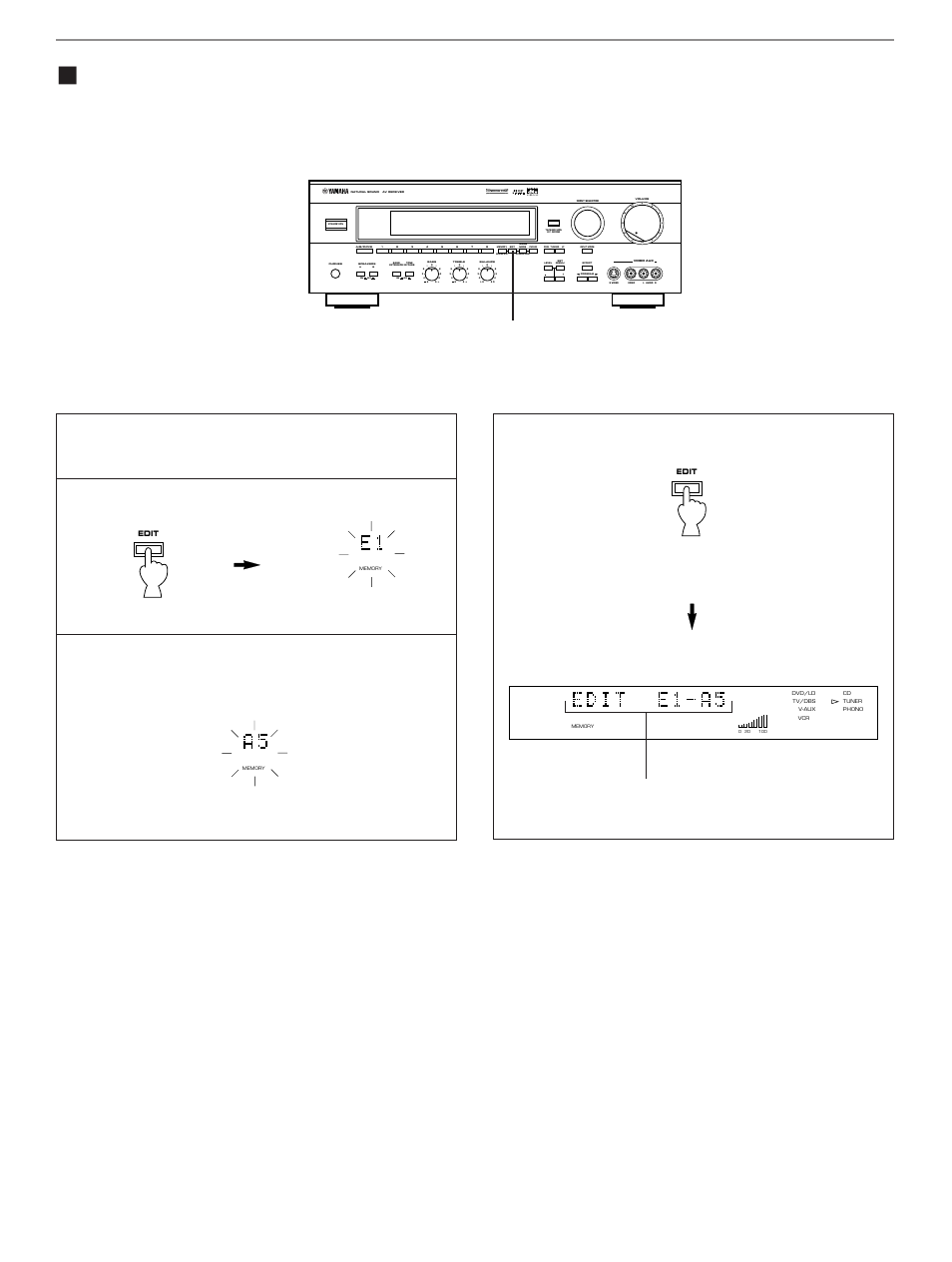 Exchanging preset stations, Aon off on off b, Preset | Sleep auto, Normal widephantom 40 60, Db ms, Basic operation | Yamaha HTR-5170 User Manual | Page 44 / 90