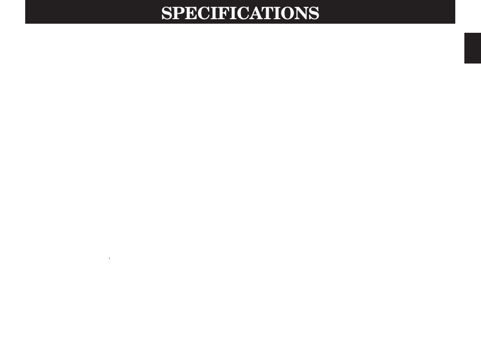Specifications | Yamaha DSP-A970 User Manual | Page 47 / 48