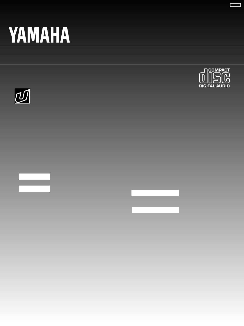 Yamaha CDX-393 User Manual | 23 pages