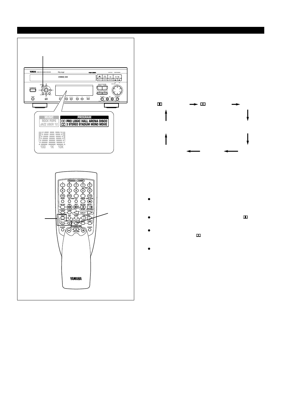 Listening to the music with a sound field effect, E-38, Using sound field processor | Version 2.0 / playback control, Soft normal max min, Echo | Yamaha EM-203VCD User Manual | Page 46 / 58