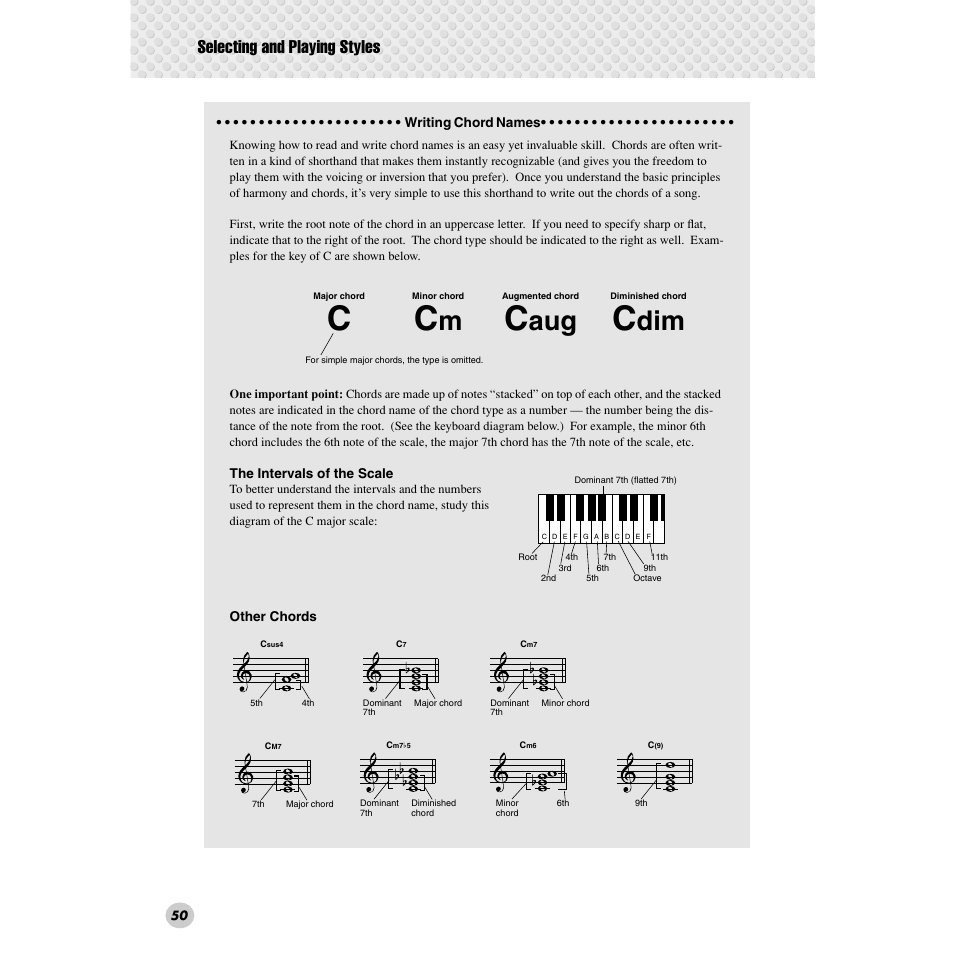 Selecting and playing styles | Yamaha PSR-172  EN User Manual | Page 50 / 64