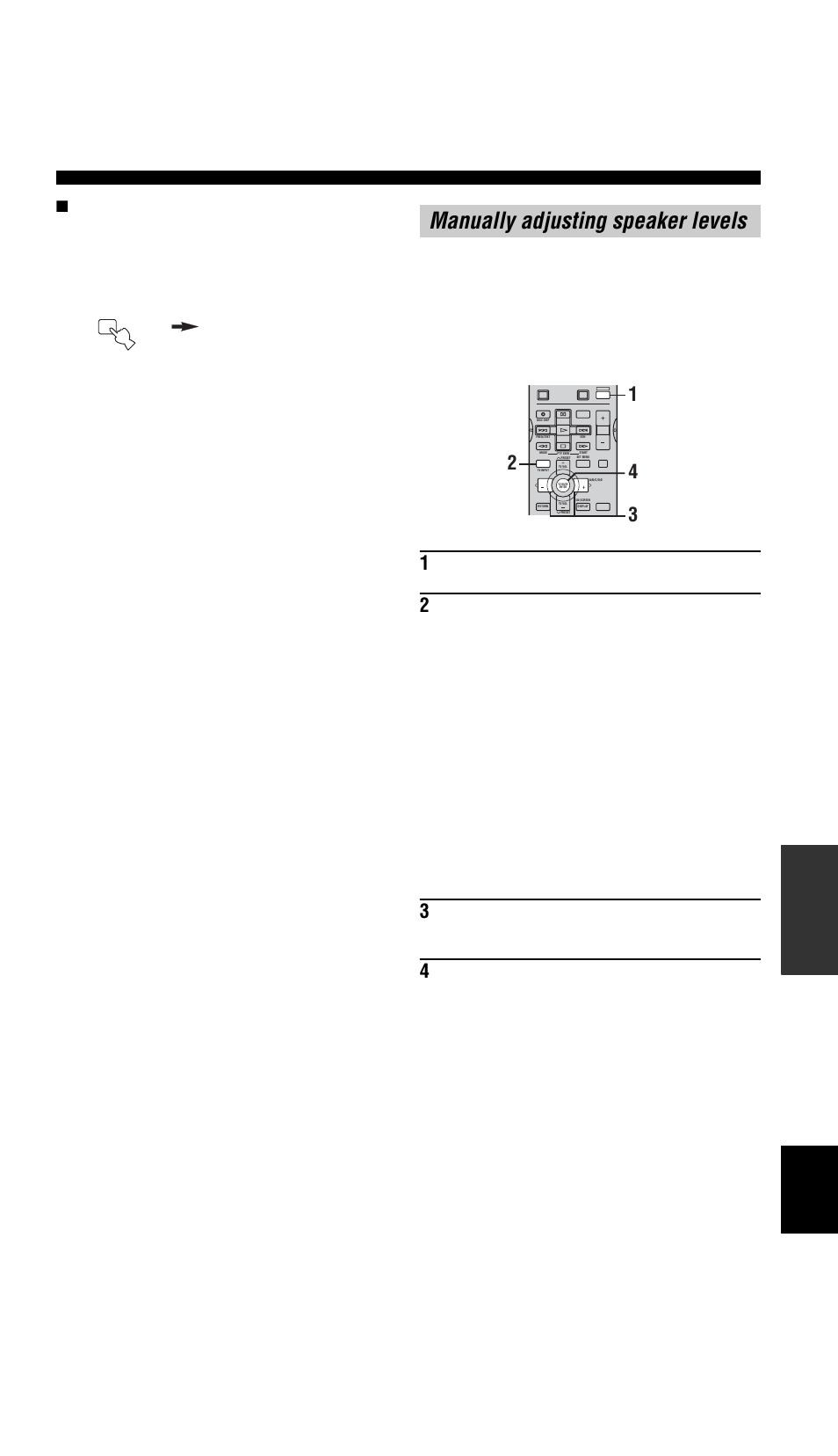 Amp power power rec audio mute menu title ch ch | Yamaha RX-V757 User Manual | Page 55 / 97