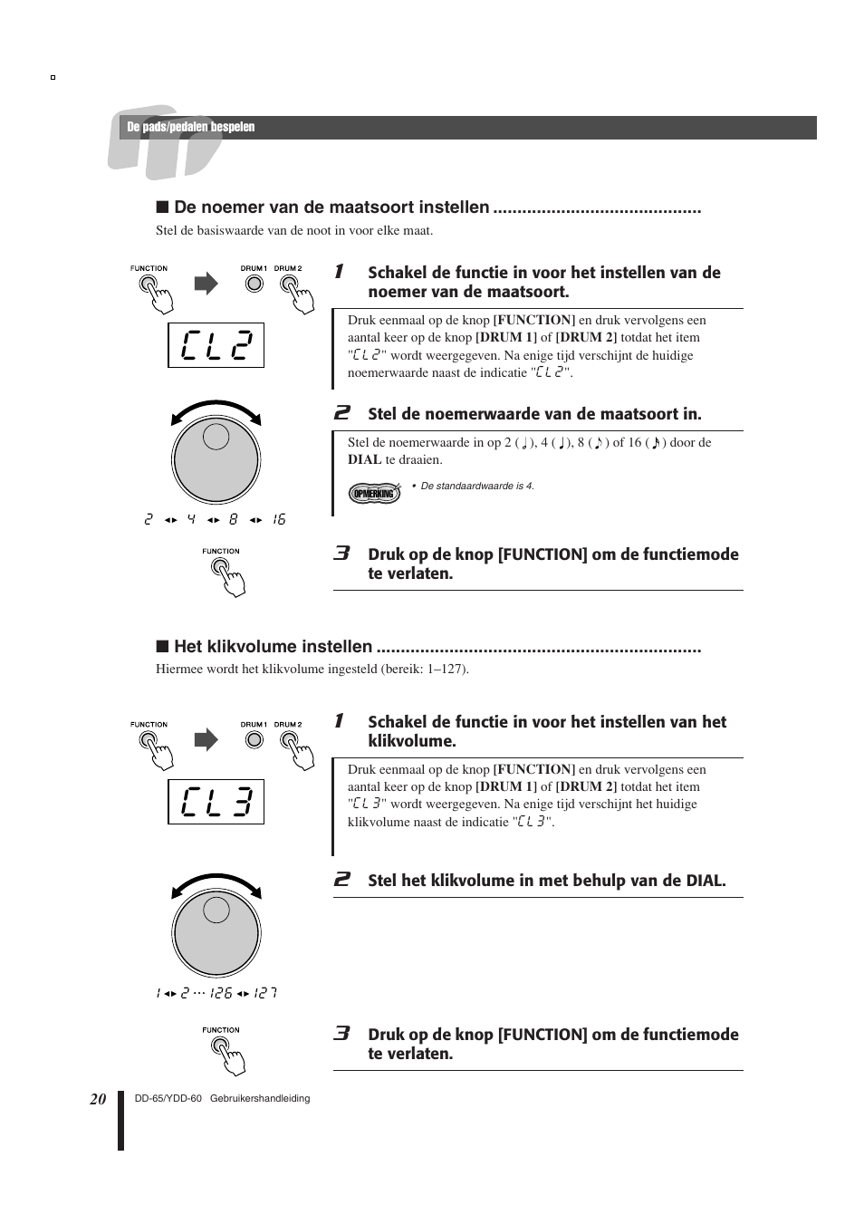 Yamaha DD-65 User Manual | Page 20 / 60