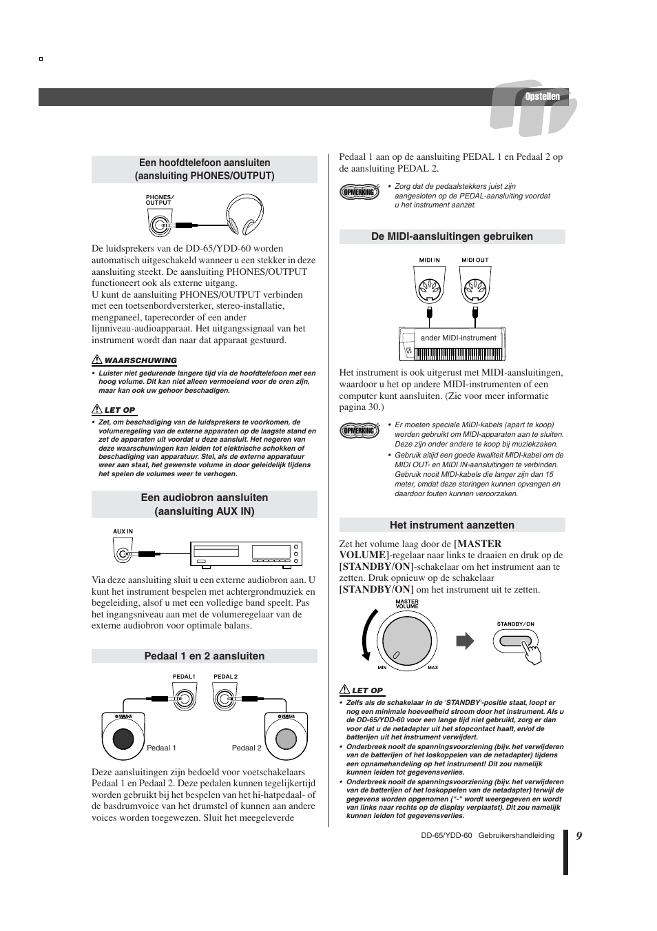 Yamaha DD-65 User Manual | Page 9 / 60