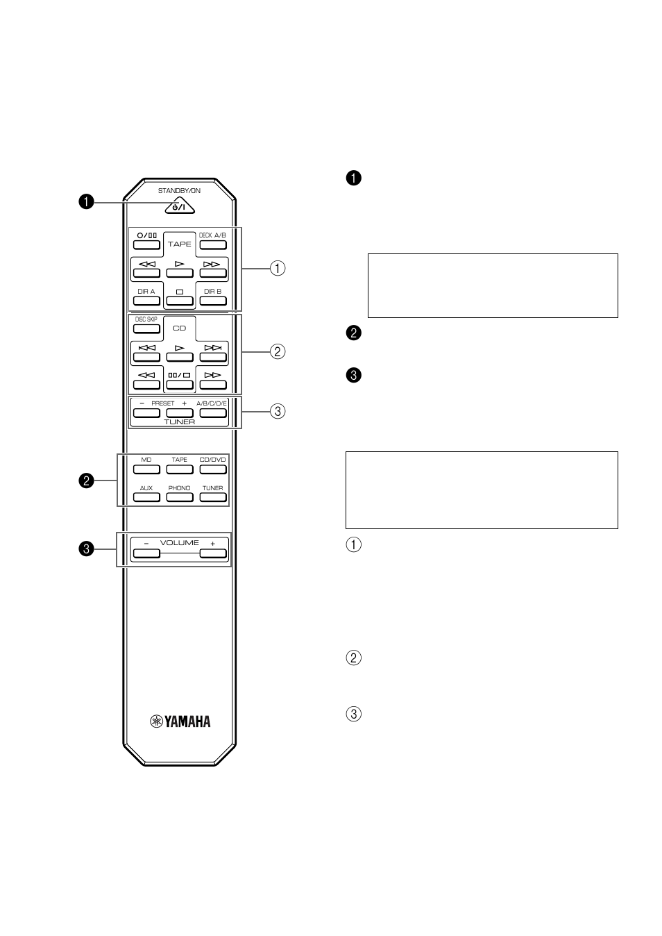 Remote control | Yamaha 396 User Manual | Page 10 / 17