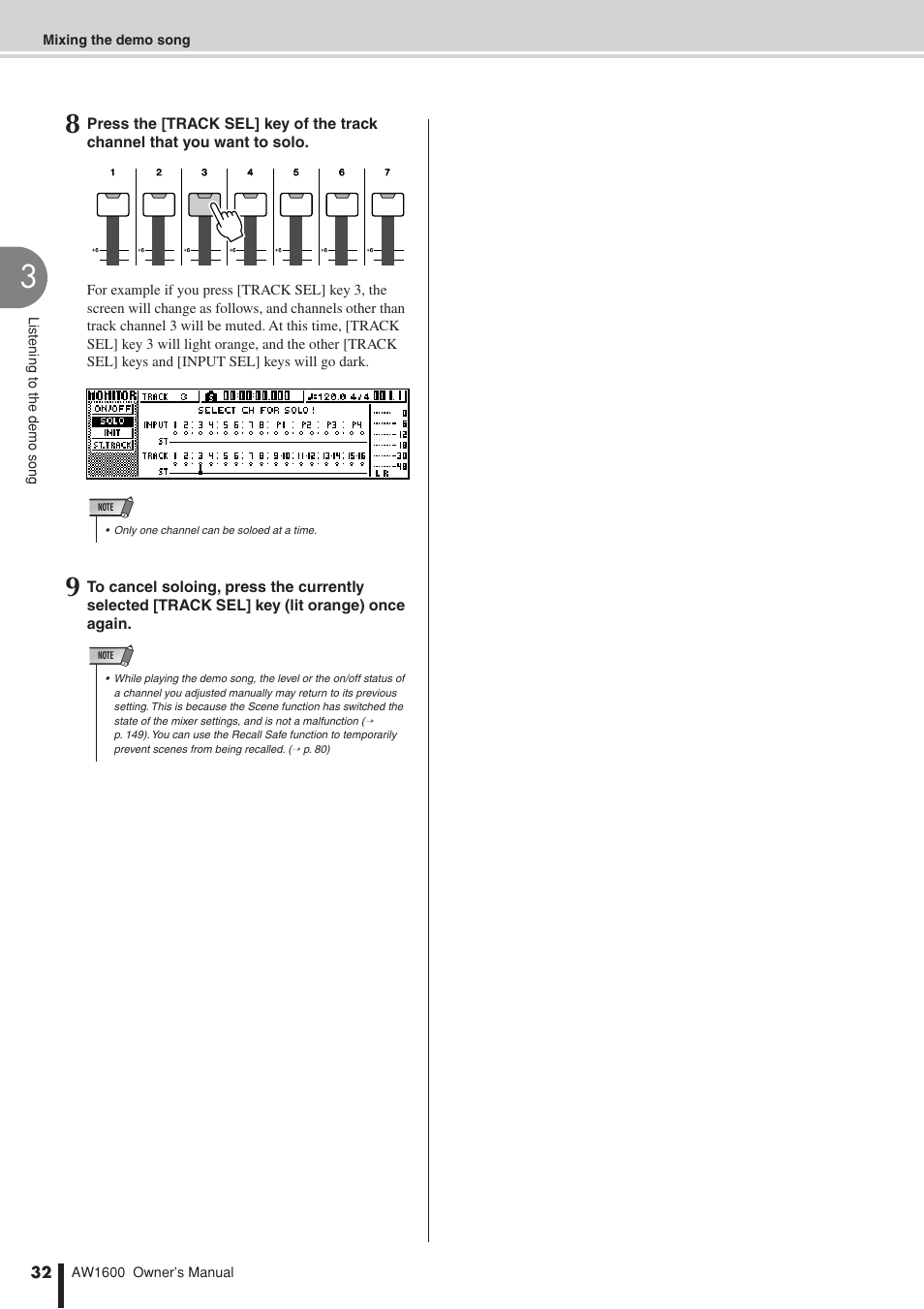 Yamaha AW1600 User Manual | Page 32 / 232