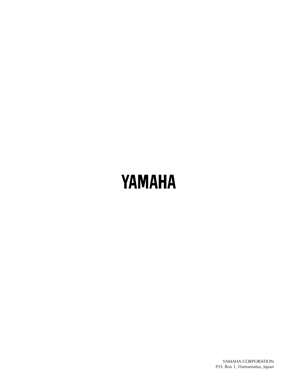 Yamaha GC2020C User Manual | Page 50 / 50