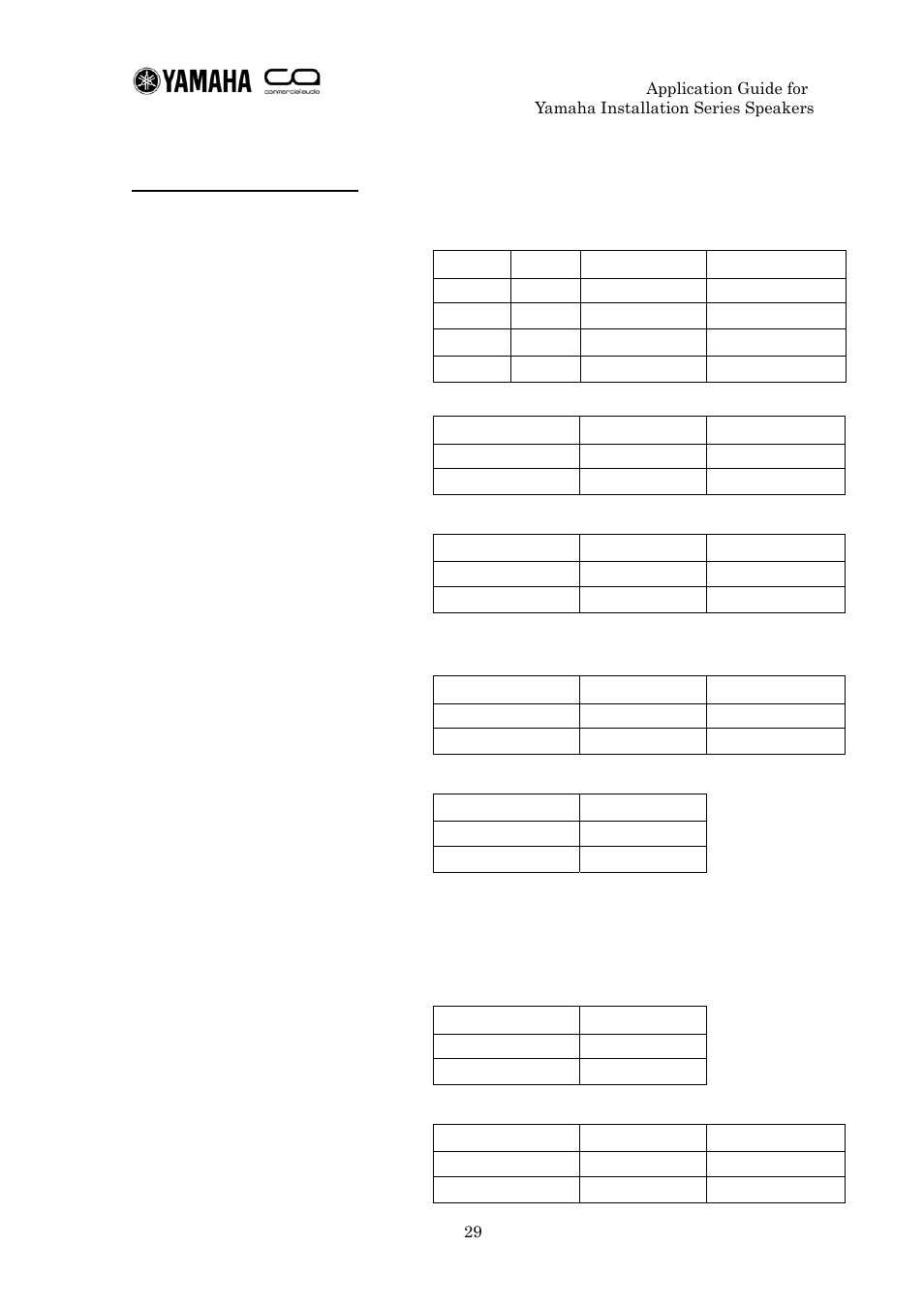 Connector pinout guide | Yamaha IF2112 User Manual | Page 29 / 45