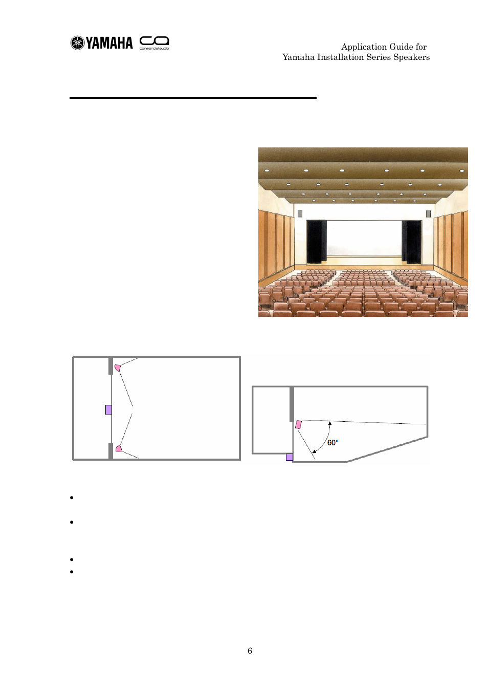 Small installation: left/right cluster + mono sub | Yamaha IF2112 User Manual | Page 6 / 45