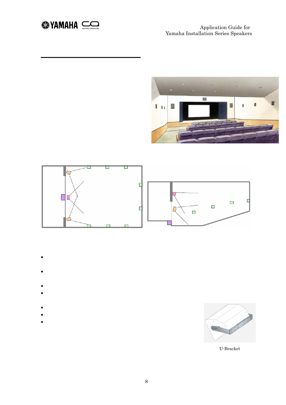 Small installation: 5.1ch surround | Yamaha IF2112 User Manual | Page 8 / 45