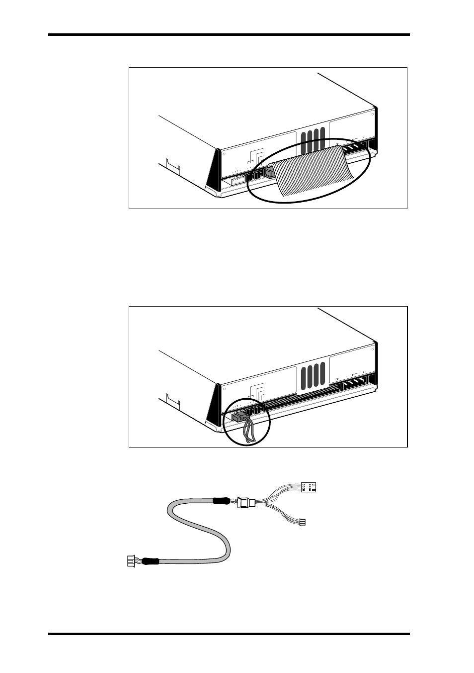 Audio cable, Chapter 2 - installing the yamaha cdr400at drive, Simultaneous use with the cdr400at is not possible | Yamaha CDR400At User Manual | Page 16 / 26