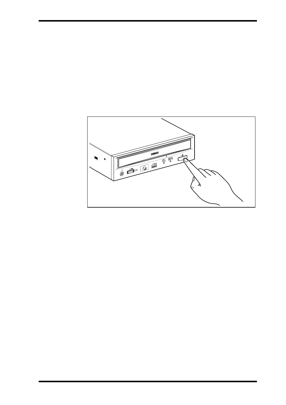 Ejecting the disc | Yamaha CDR400At User Manual | Page 21 / 26