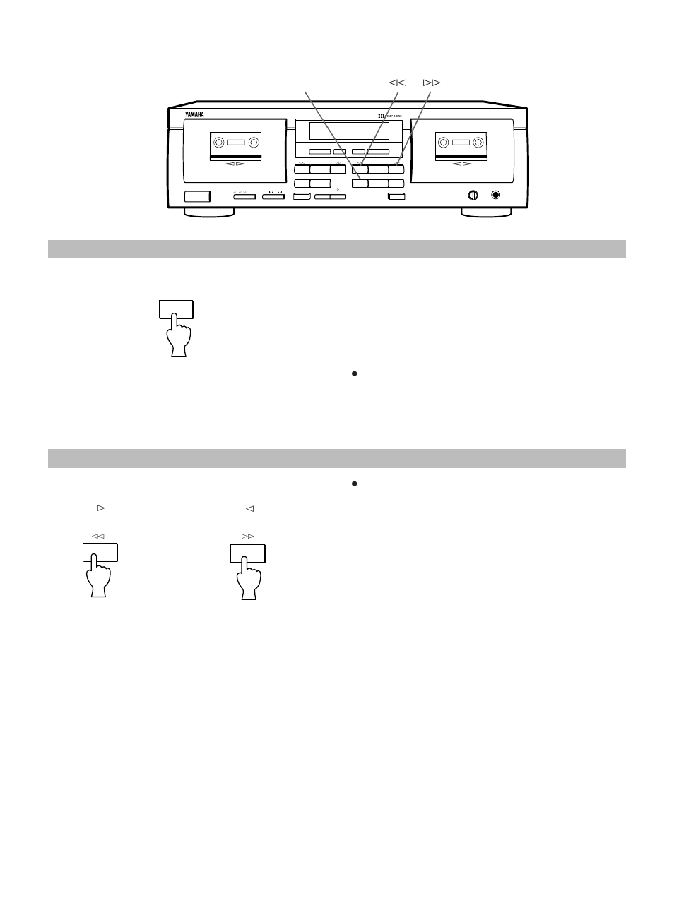 Rec mute operation, Rec return operation, During recording: when the # indicator is lit | Mute/search | Yamaha K-902 User Manual | Page 12 / 18