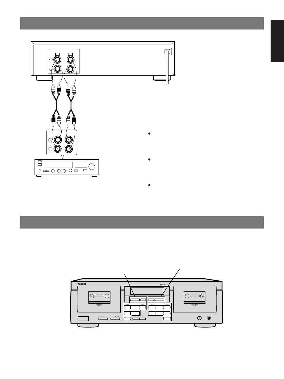 Connections, Notes on this manual | Yamaha K-902 User Manual | Page 5 / 18