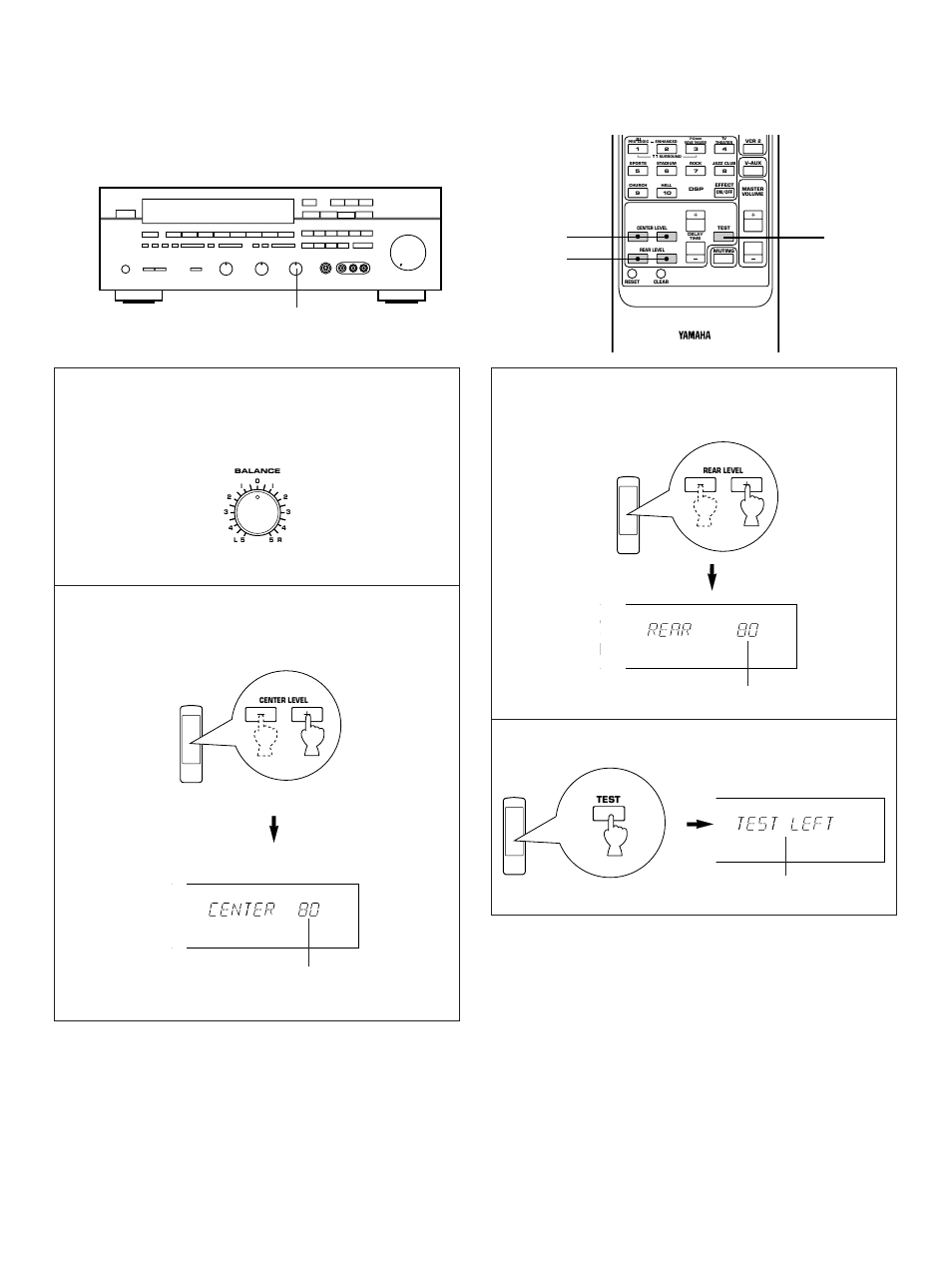 Australia and singapore models only, Adjustable | Yamaha RX-V690 User Manual | Page 15 / 36